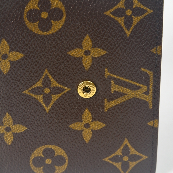 Authentic Louis Vuitton Vintage Monogram Canvas Elise Wallet On A Chain - Picture 14 of 16